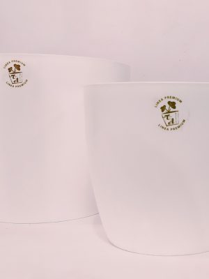 Maceta Premium Redonda T.A. Plastic Blanca N°22