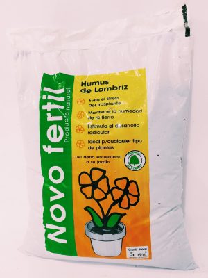 Humus de Lombriz 5dm. Novo Fertil. Producto Ecológico