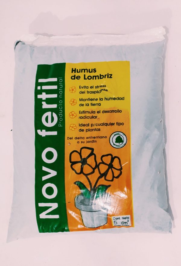 Humus de Lombriz 5dm. Novo Fertil. Producto Ecológico - Image 2