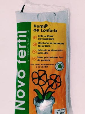 Humus de Lombriz 2dm. Novo Fertil. Producto Ecológico