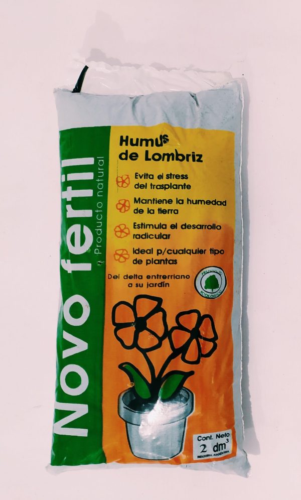 Humus de Lombriz 2dm. Novo Fertil. Producto Ecológico