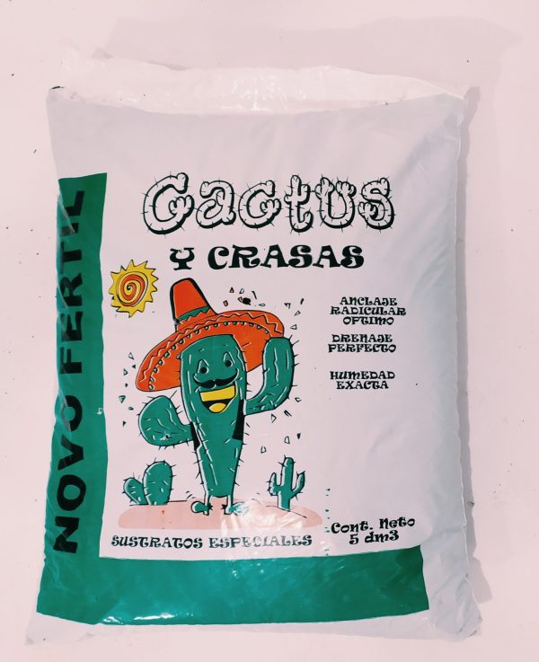 Sustrato Para Cactus y Suculentas Novo Fertil 5 dm