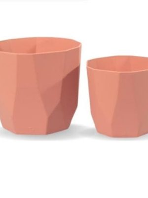 MACETA FACETADA CORAL T.A PLASTIC N° 16