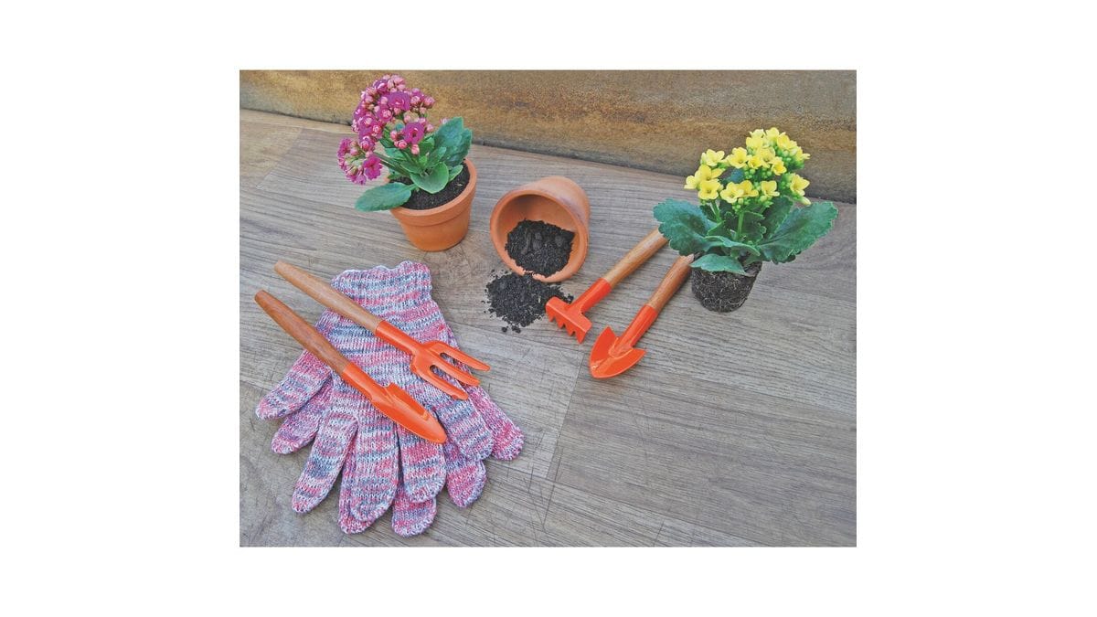 Kit Herramientas de Jardín Tramontina Metálico con Mango de Madera 4 pzas. - Image 3