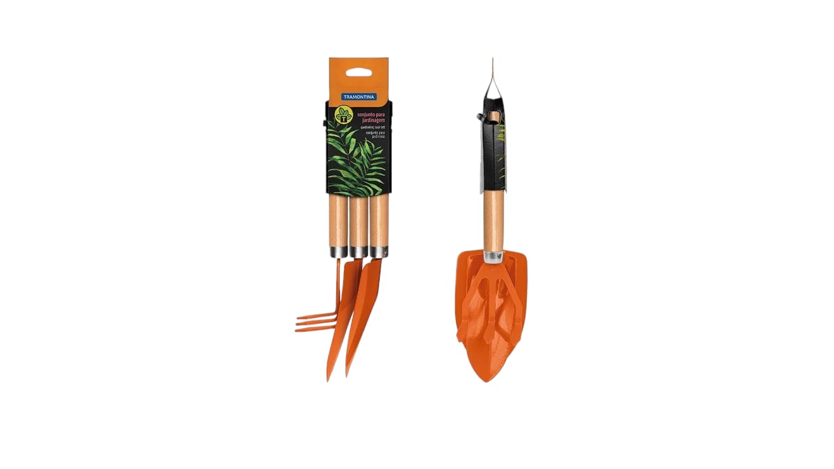 Kit Herramientas para Jardín con Mangos de Madera y Embalaje Plástico 3 pzas. - Image 3